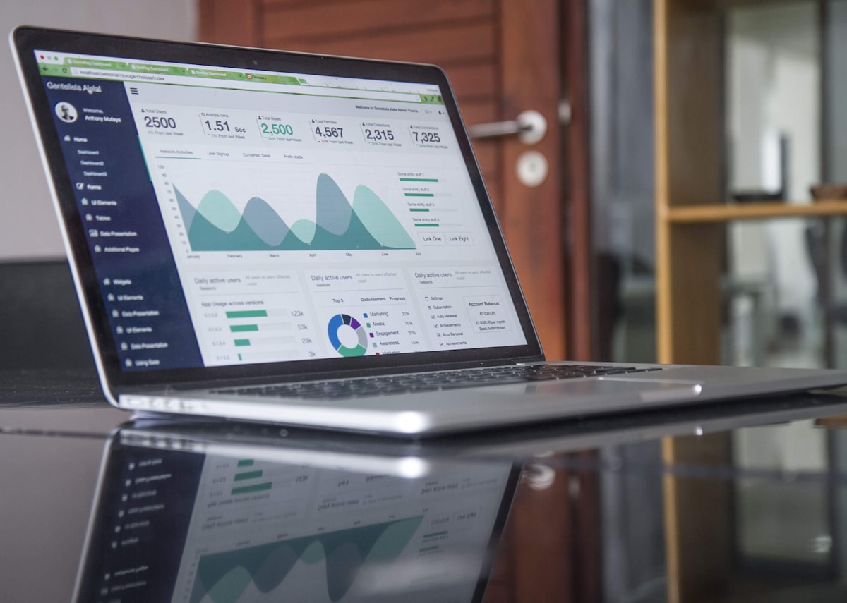 SEO mistakes hurting Google rankings — laptop with analytics dashboard